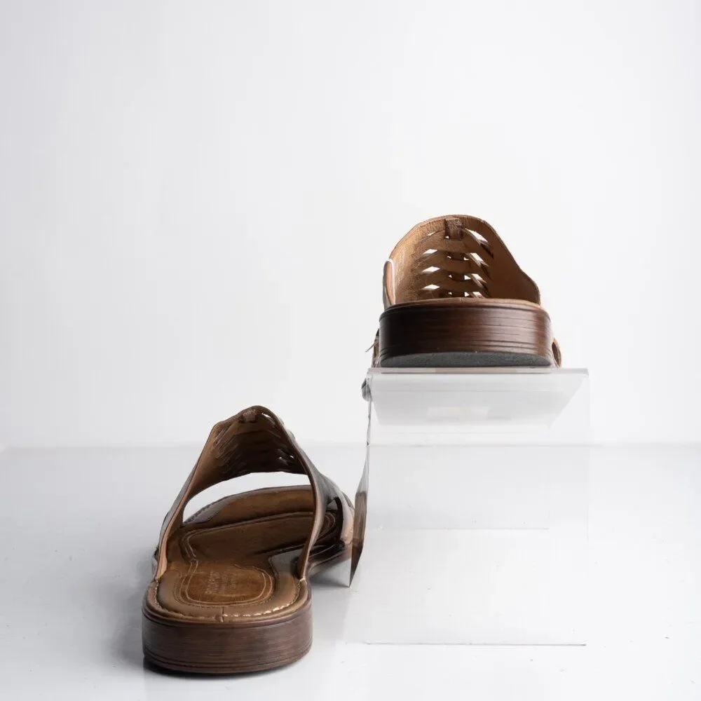 Rockport Mens Maderas Tortoise Shell Sandals Tan Brown US 10 EU 44 NWB